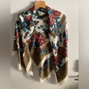 Vintage square scarf
